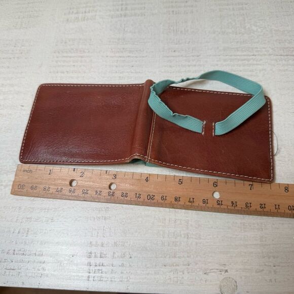 Fossil Small ID Wallet with Teal Cord (stretched) - Picture 13 of 16
